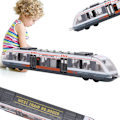 Miniatyrbillede 7 af 7: Legetøjstog Simulation Subway Model Alloy Sliding Diecast Meta, ZQKLA