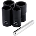 Miniatyrbilde 4 av 5: 5-delt Twist Socket Sett, 1/2\" Skadet Boltuttrekker for Re,ZQKLA