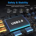 Pikkukuva 4 / 7: USB C - USB OTG 3.0 -sovitin - USB Type C uros - USB A naaras, ZQKLA