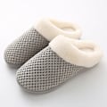Miniatyrbillede 1 af 5: Grå hjemmesko til kvinder - varme, med memory foam og anti-slip