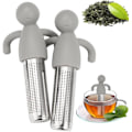 Miniatyrbillede 1 af 7: 2 Stk. Te-infuser i rustfrit stål og silikone, Sød silikone, ZQKLA