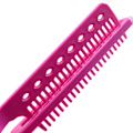 Miniatyrbillede 5 af 5: Frisør DIY Styler Glattejern Foldbar V Form Kam, Bla