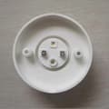 Miniatyrbild 3 av 4: 2-pack E27 Glödlampsfattning, E27 Lampfäste Runda Plastskruvbasfäste, Lampfäste E27 Vägguttag (vit)