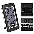 Miniatyrbillede 7 af 7: LCD Digital Temperaturmåler Termometer Indendørs Udendørs med, ZQKLA
