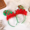 Miniatyrbillede 2 af 7: Julehovedbånd i Bulk - Elf Partyhatte, Jule-T, ZQKLA