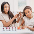 Miniatyrbild 5 av 7: 2 Set Akryl Nageldisplayställ Nageltipsövningshållare M,ZQKLA