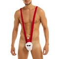 Miniatyrbild 4 av 5: Herr Santa Claus rolig Mankini trosa underkläder baddräkt kläder jul rolig present