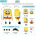 Pikkukuva 4 / 5: Spongebob Kids -vuodevaatteet Super Soft Plush Cuddle Pillow Buddy, One Size, By Franco Type2