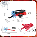 Miniatyrbillede 5 af 5: (2 sugekopper pile) Spiderman Spider Web Launcher Spider Handske S