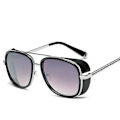 Pikkukuva 1 / 5: Iron Man 3 Matsuda TONY Stark aurinkolasit miehille Rossi-pinnoitteella retro Vintage Designer aurinkolasit Oculos Masculino Gafas del UV400 9-XY62-C3