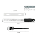 Miniatyrbillede 4 af 5: Microplane Zester Rivejern i Sort Farve til Citrus, Parmesan, Ingefær, Chokolade og Muskatnød med Fint Blad