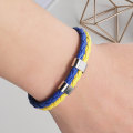 Miniatyrbilde 1 av 5: 2 stk Enkle og fasjonable flerlags vevde lær armbånd, ZQKLA