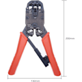 Miniatyrbillede 3 af 5: Krympetang Wire Crimper Skraldekabelklipper til 4P, 6P, ,ZQKLA