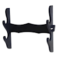 Miniatyrbillede 2 af 2: Display Stand, Vægmonteret Katana Opbevarings Display Holder Support 2 Tiers 35x29.5cm