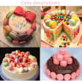 Miniatyrbillede 5 af 5: (Mini, Blandet Farve) 6 stk Farverige Mini Macaron Formet Opbevaring, ZQKLA