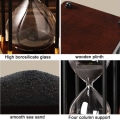 Miniatyrbillede 5 af 5: Timeglas, dekorativt timeglas i træ, stort timeglas timer 60