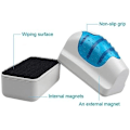 Miniatyrbillede 2 af 5: Magnetisk Akvarie Fisketank Glas Skraber Akvatisk Alge Skraber C
