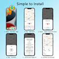 Miniatyrbillede 5 af 5: Nøglefinder Tag, Bluetooth Nøgle Tracker Fungerer med Apple Find M, ZQKLA