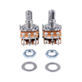 Miniatyrbilde 1 av 5: 2 stk B50K 50K Ohm 6 terminaler Dual Lineær Rotary Taper Potentiometer