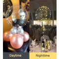 Miniatyrbillede 3 af 5: LED Balloner 10 Pak, Lysende Balloner 20 Tommer Klar Helium B