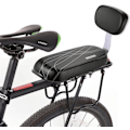 Miniatyrbillede 3 af 5: Cykelpuder til bagagebærer - PU læder polstret