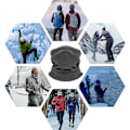 Miniatyrbild 7 av 7: Termisk Fleece Halsvärmare, Vinter Mjukt Tjockt Fleece Foder, ZQKLA