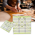 Miniatyrbilde 4 av 5: Patchwork Linjal 30 x 15 cm/ 15 x 15 cm Akryl Sy Linjal, ZQKLA