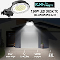 Pikkukuva 3 / 6: Valaistus 120W LED-navettavalot hämärästä aamunkoitteeseen Ulkokäyttöön Pihavalot, ZQKLA