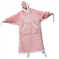 Miniatyrbillede 1 af 6: Oversized Wearable Blanket Hoodie, Lang Sherpa Fleece Tæppe, ZQKLA