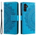 SKALO Samsung A17 Mandala Plånboksfodral - Blå Blå,su