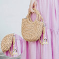 Miniatyrbild 5 av 7: 1 st Macrame Regnbåge Bilberlock med Träpärlor för Hemmet, ZQKLA