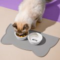 Miniatyrbild 5 av 7: Matta för katt- och hundskålar, silikon, halkfri, vattentät, ZQKLA