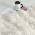 Miniatyrbillede 3 af 7: Super Blødt Shaggy Langpels Kunstpels Tæppe, Fuzzy Throw Tæppe, ZQKLA