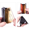Miniatyrbild 2 av 6: RFID-blockerplånbok - Metallplånbok Kortfodral Smalt RFID Wa,ZQKLA