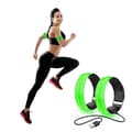 2-pack Uppladdningsbara LED-armband – Hög synlighet Löparljus Grön, su