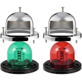 Miniatyrbillede 5 af 6: 2 stk. 12V Marine Båd Yacht Lys LED Bug Navigation Lys, ZQKLA
