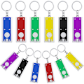 Miniatyrbillede 1 af 5: 12 stk. Mini LED Nøgleringe Nøglering Lommelygte Lille Hund C,ZQKLA