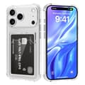 Stöttåligt Mobilskal med Korthållare för iPhone 17 Pro - Klar Transparent, su