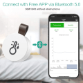Miniatyrbillede 2 af 4: Bluetooth 5.0 Termometer Hygrometer, Trådløs App Kontrol A,ZQKLA
