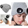 Miniatyrbillede 5 af 7: Unisex Goggle Hue Strikket Vinter Tyk Hue, Grå, ZQKLA