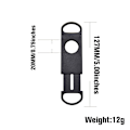 Miniatyrbillede 5 af 5: Ny Sort Lomme Cigar Klipper Cigar Saks Lomme Saks