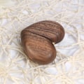 Miniatyrbillede 5 af 5: (Kirsebærtræ) Hjerteformet Mini Smykkeskrin Trering, ZQKLA