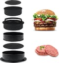 Professionell 3-i-1 Burgerpress, Icke-klibbig Burgerpress med ZQKLA