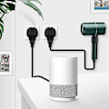 Miniatyrbilde 4 av 4: Schuko-kontakt vinklet plugg 3 stk, jordet kontaktplugg med anti-kink hylse, plugg 250v (16a), strømplugg vinklet plugg utendørs
