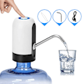 Miniatyrbillede 1 af 5: （Sort）Genopladelig Automatisk Vandflaske Dispenser Flaske Vand, ZQKLA