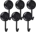 Magnetisk Krok Stark Magnetisk Kylskåpskrok Svart Neodymium Vridbar