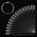 Miniatyrbillede 2 af 5: 10 stk. Neglefarvekort, (Transparent) Display Stand Falske N,ZQKLA