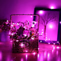 Miniatyrbild 4 av 7: Batteridrivna 6.6Ft/2M 20 LED-ljusslingor Blinkande Chris,ZQKLA