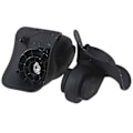 Miniatyrbillede 2 af 3: 1 par 91x107x49mm Store Sort Kuffert Kufferthjul 360° Drejelige