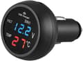 3 i 1 Universal 12V 24V Bil Voltmeter Bil Multifunktionell Blu, ZQKLA